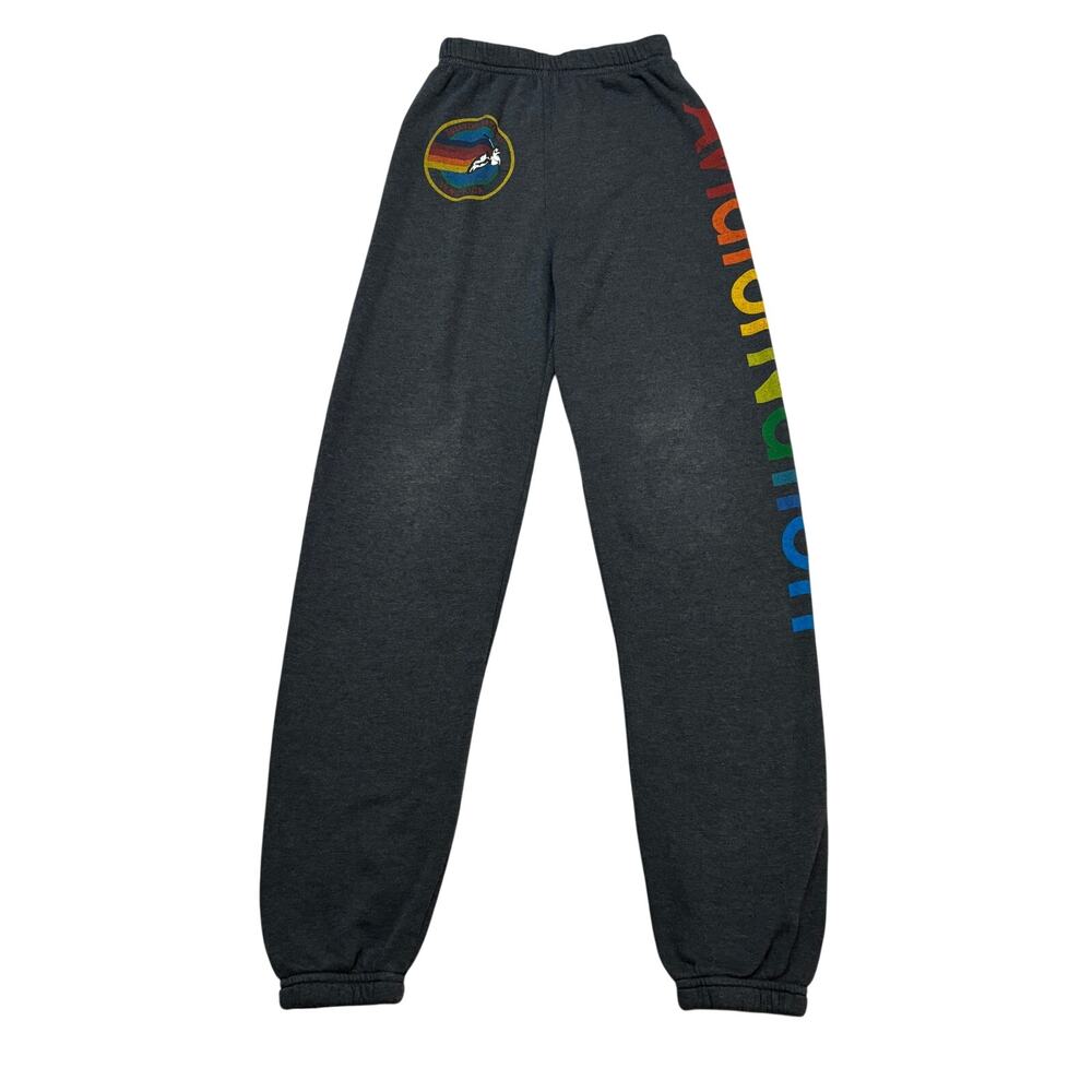 Aviator Nation Venice CA Logo Sweatpants Joggers Youth Kids 10 Loungewear